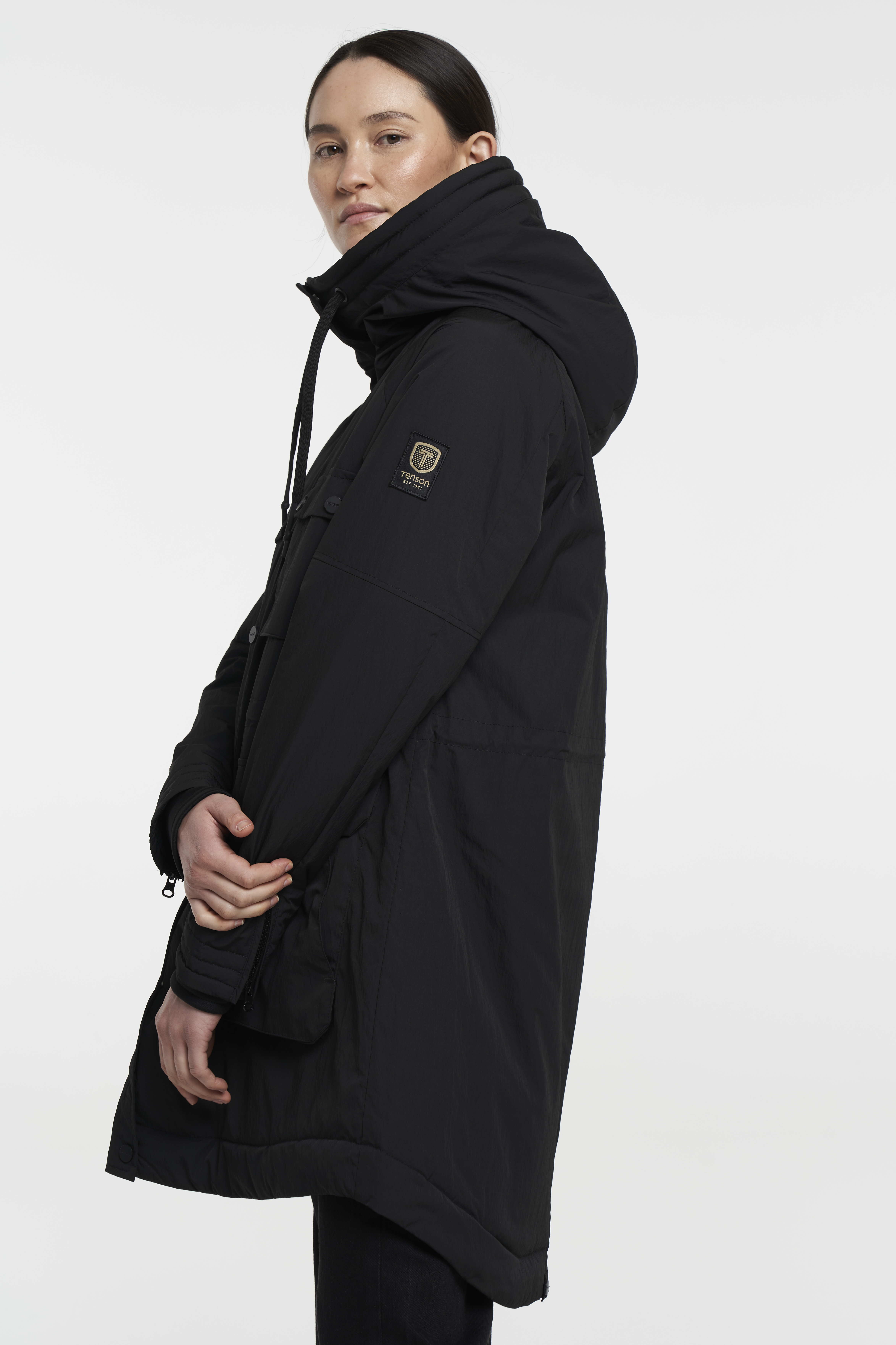 Nycra gd lens cheap puffy parka long jacket