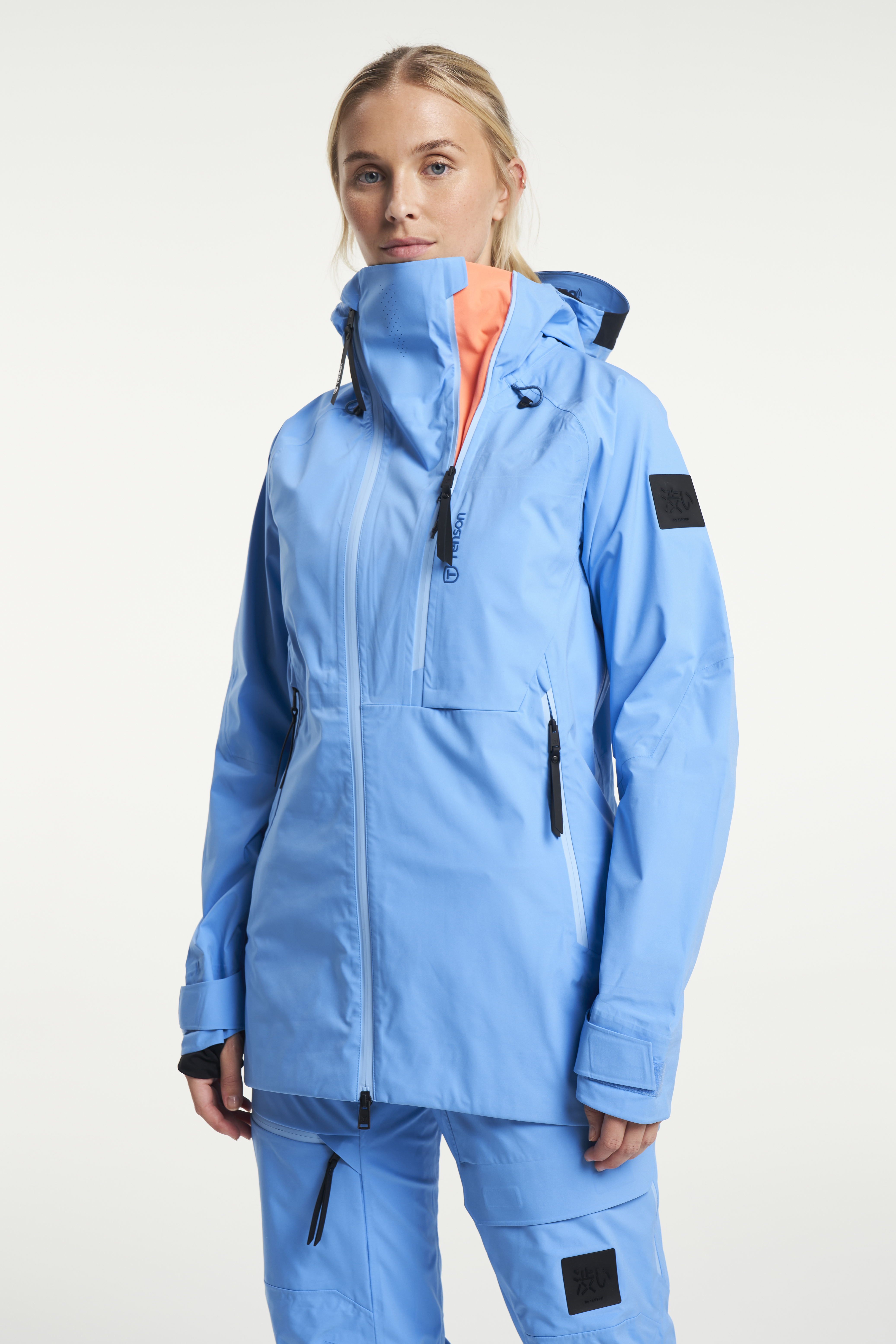 Womens light clearance blue ski jacket