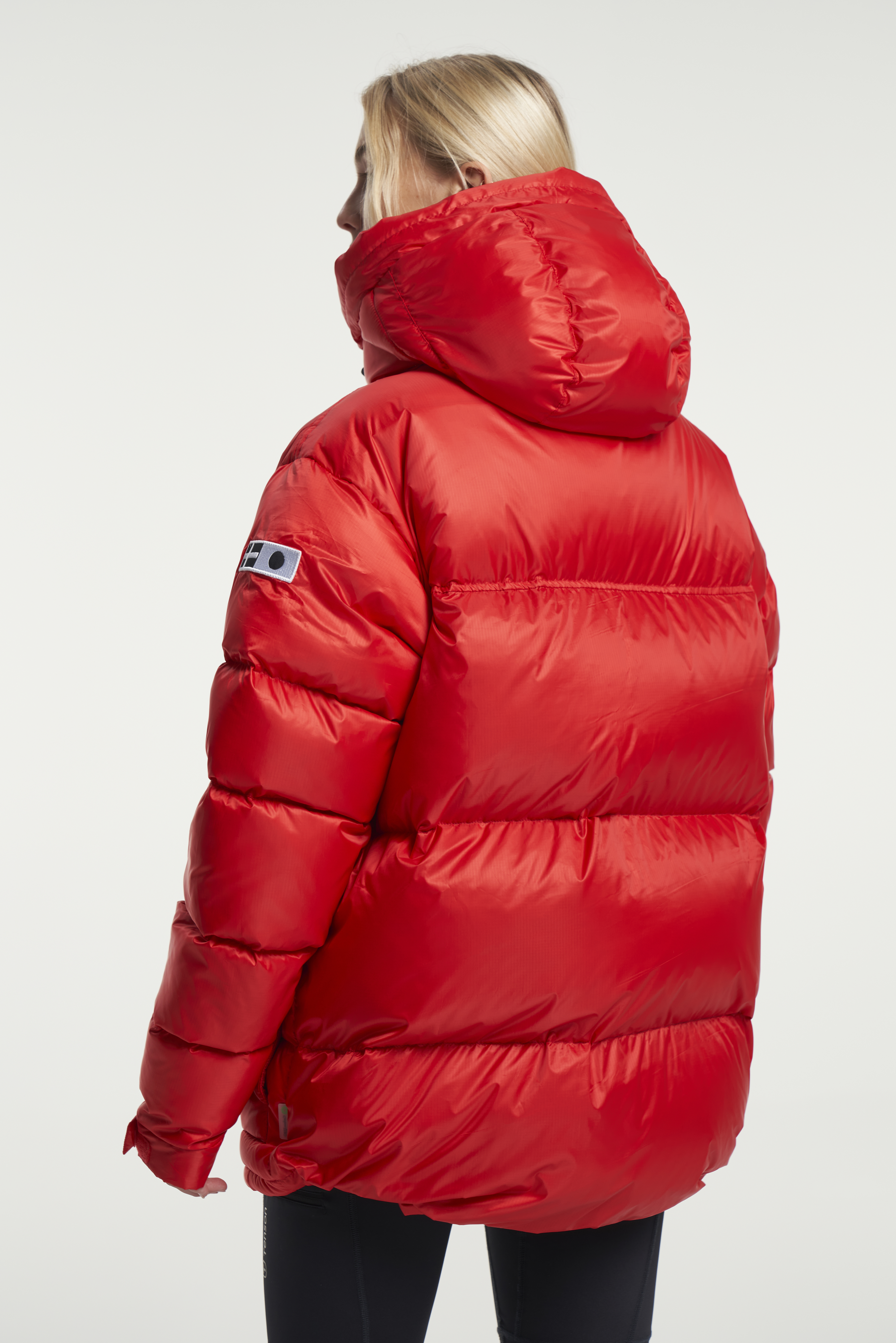 Naomi Expedition Jacket Down Jacket with Hood Unisex Red