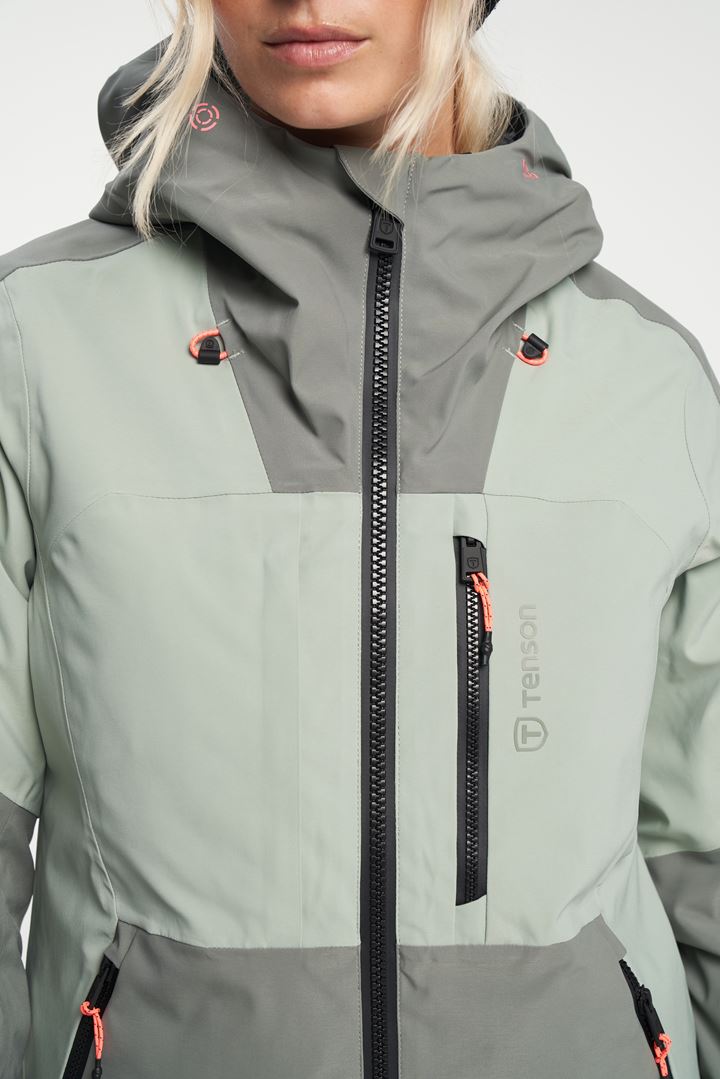 Orbit Ski Jacket - Women's Lined Ski Jacket - Grey Green