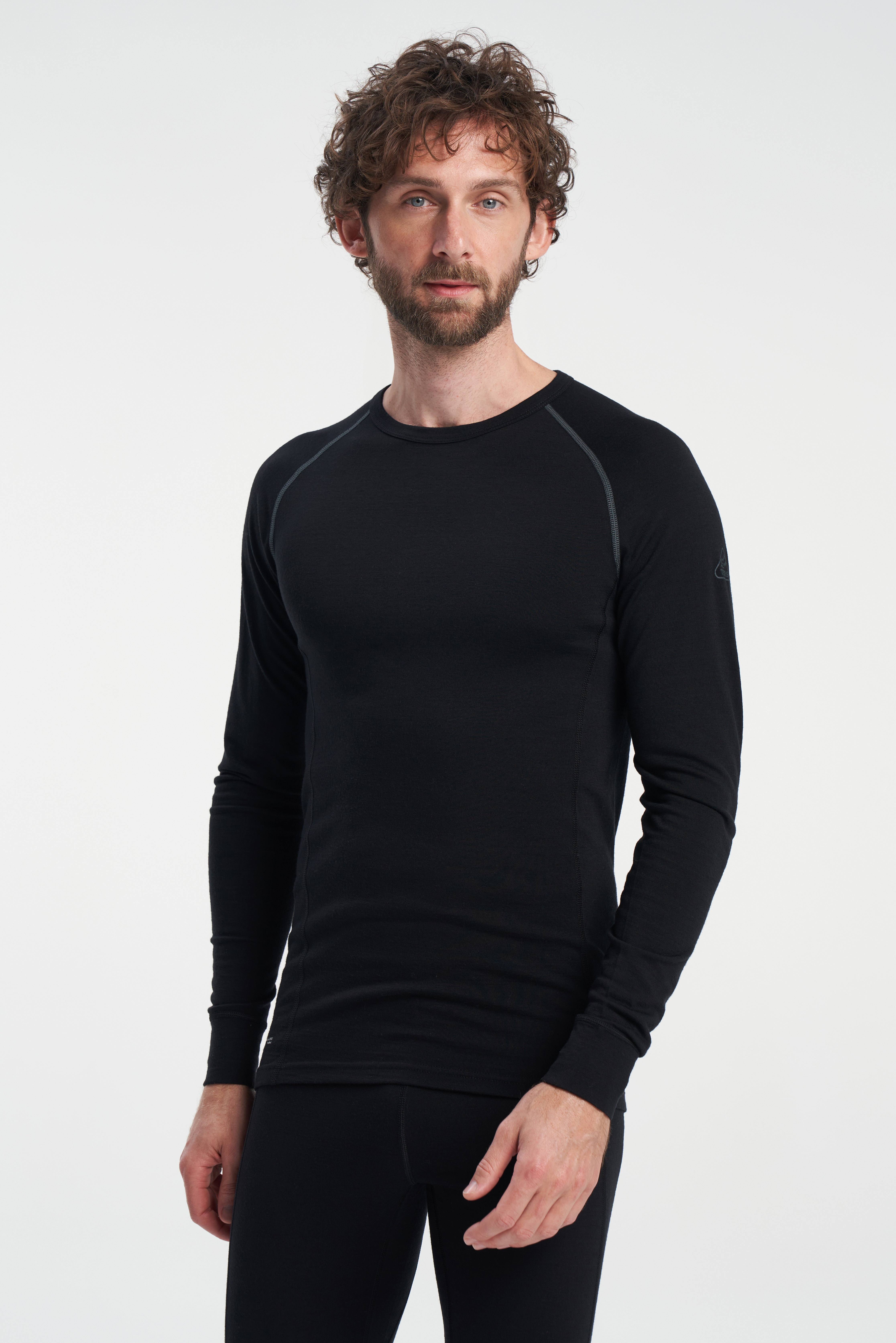 Mens merino wool outlet base layer top