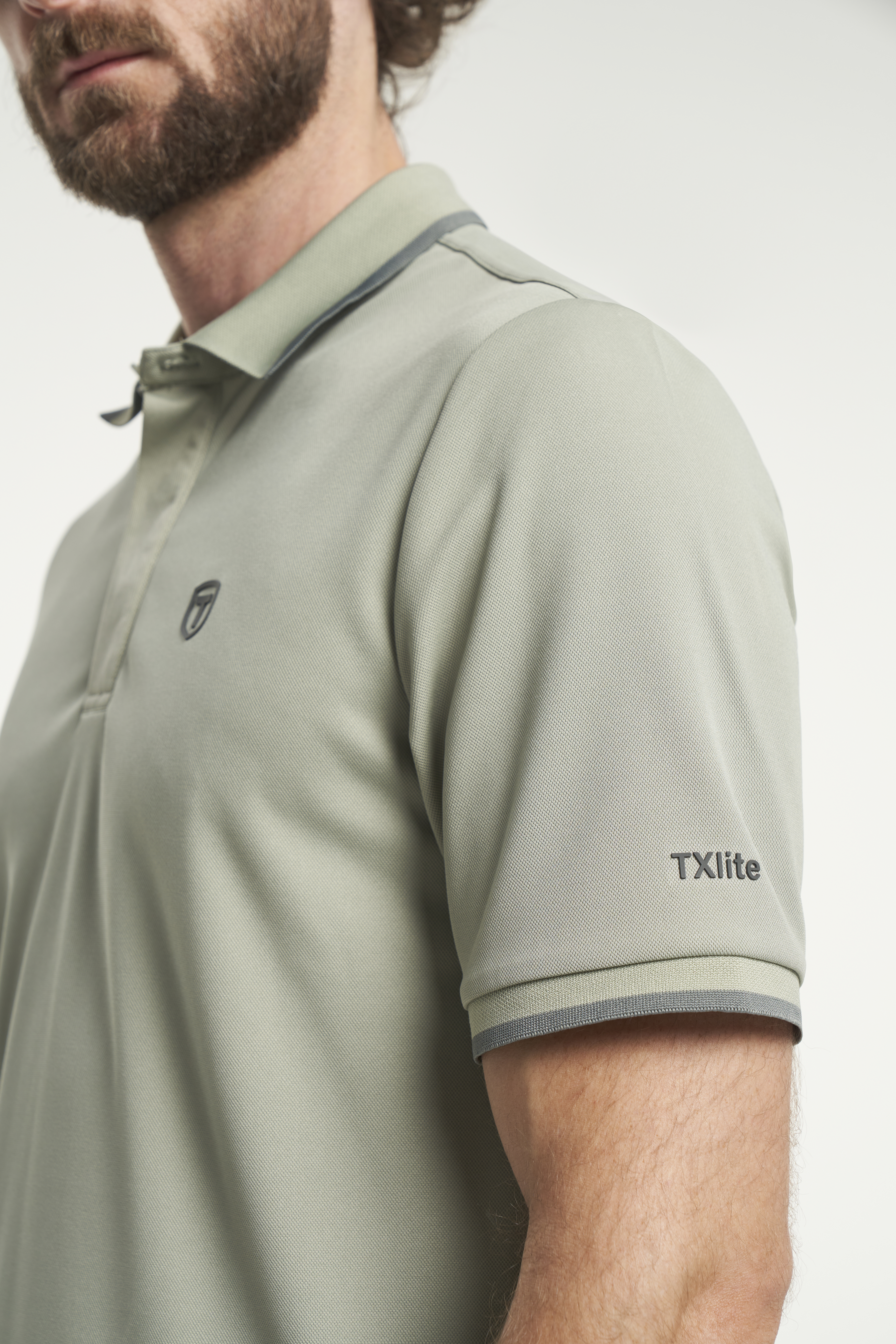 TXlite Q Dry Polo Seagrass