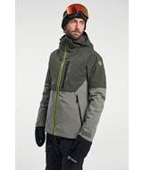 Yoke Ski Jacket Men - Lightly Lined Ski Jacket - Grey Green