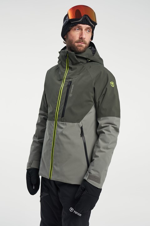 Yoke Ski Jacket - Leicht gefütterte Skijacke - Grey Green