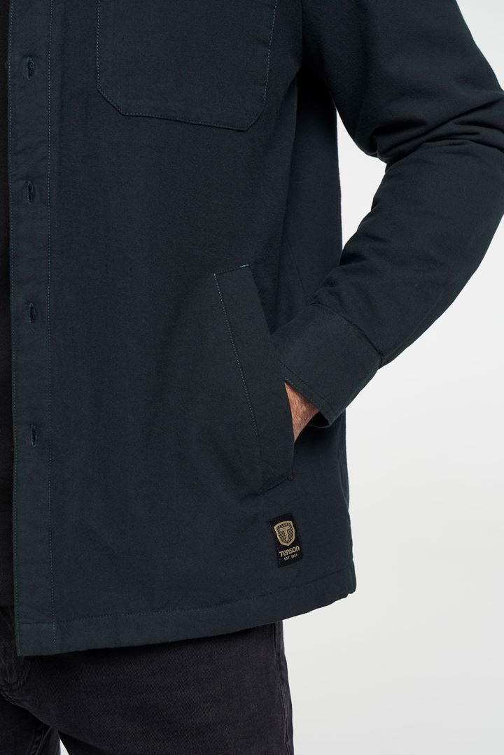 Cargo Shirt Jacket - Fodrad overshirt - Khaki