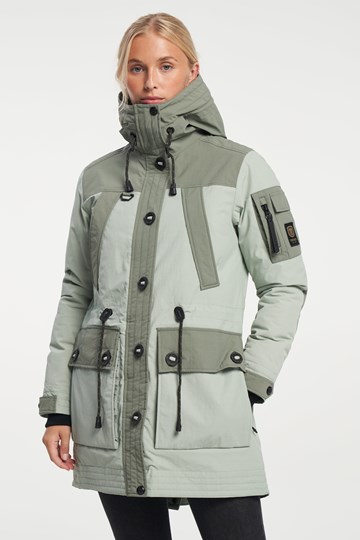 Himalaya Ltd Jacket - Winter Jacket with High Collar - Grey Green