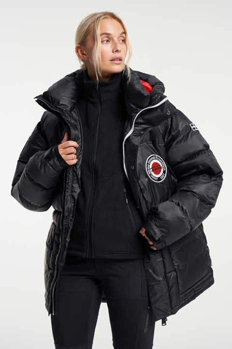 Naomi Expedition Jacket - Daunenjacke mit Kapuze - Unisex - Black