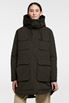 Sparrow Jacket - Long Army Jacket for Women - Dark Olive