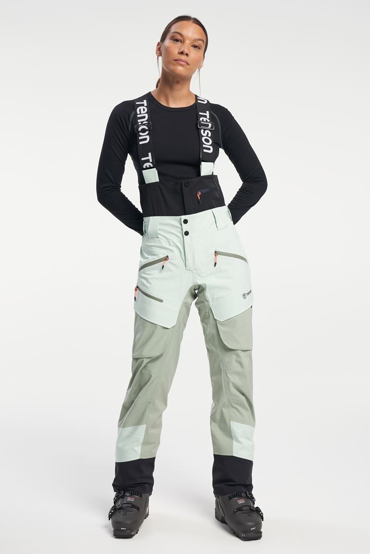 Ski Touring Shell Pants - Touring skibroek voor dames - Dusty Aqua