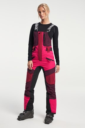 Sphere BIB Pants - Women's Ski Pants with Braces - Cerise