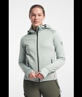 TXlite Hoodie Zip - Women's zip hoodie - Grey Green