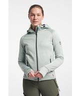 TXLite Hoodie zip W - Women's zip hoodie - Grey Green