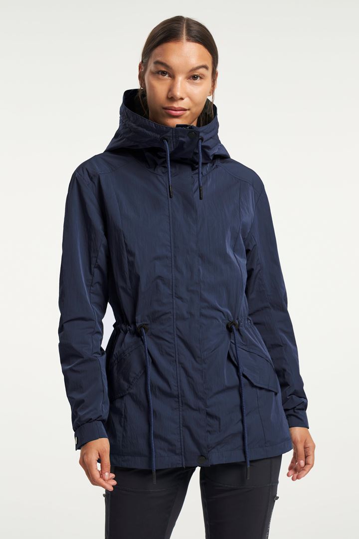 Eline Jacket - Long women's outdoor jacket - Dark Navy