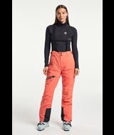 Core Ski Pants Women - Coral Neon