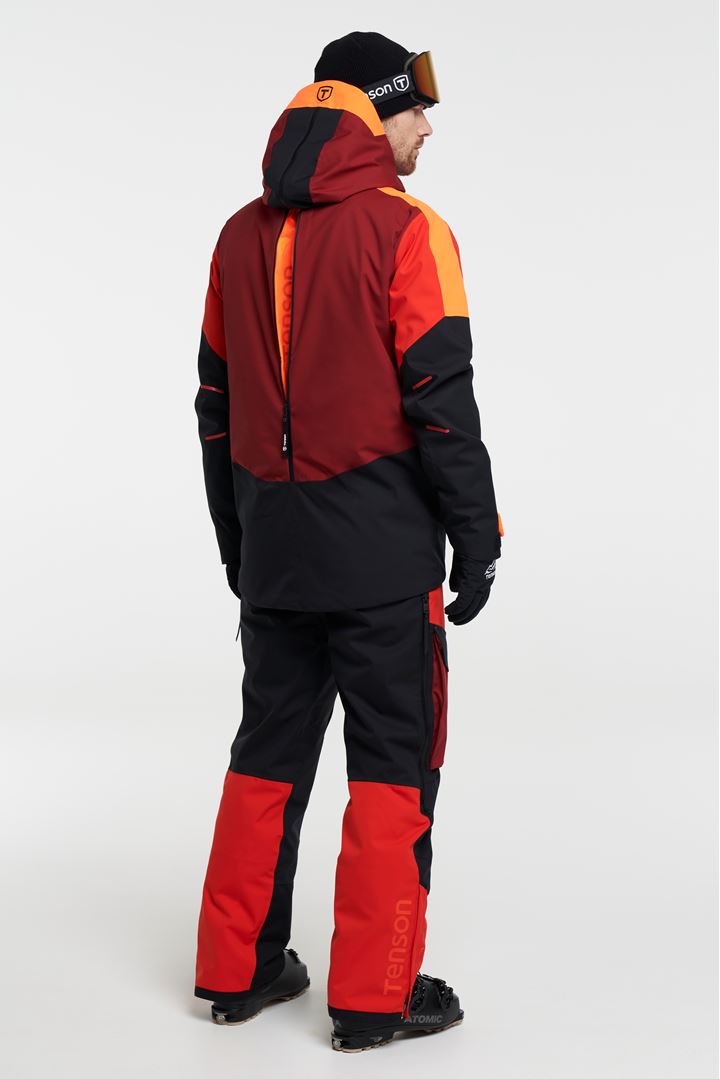 Sphere Ski Jacket - Ski Jacket with Snow Skirt - Orange
