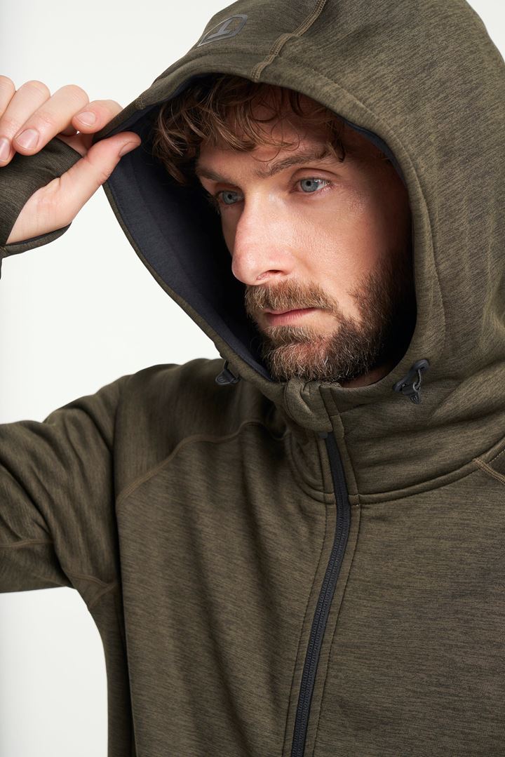 TXlite Hoodie Zip - All-round hoodie - Dark Olive