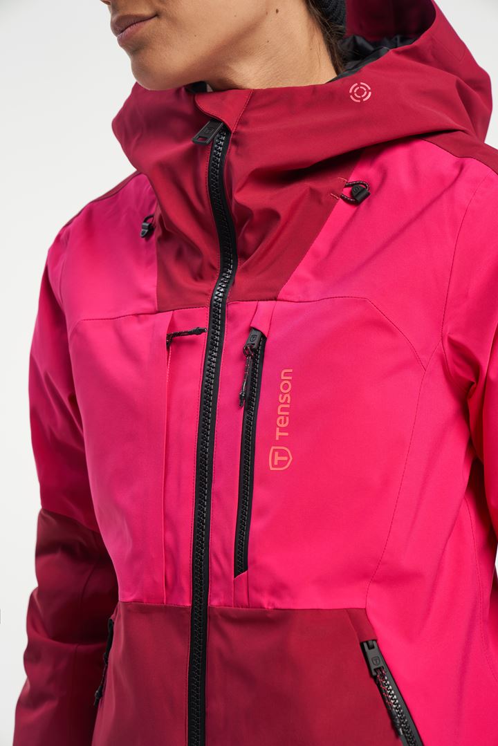 Orbit Ski Jacket - Gefütterte Skijacke für Damen - Cerise