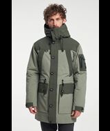 Himalaya Ltd Jacket - Hooded Parka - Grey Green