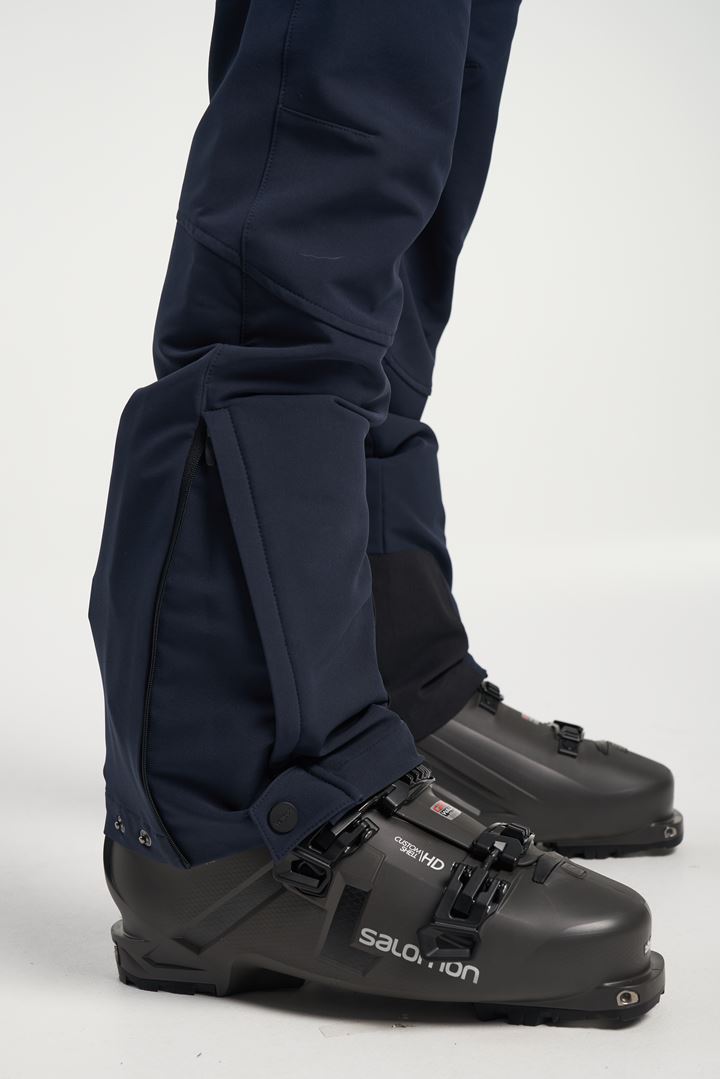 Ski Touring Softshell Pants - Men's Ski Touring Softshell Trousers - Blue Graphite