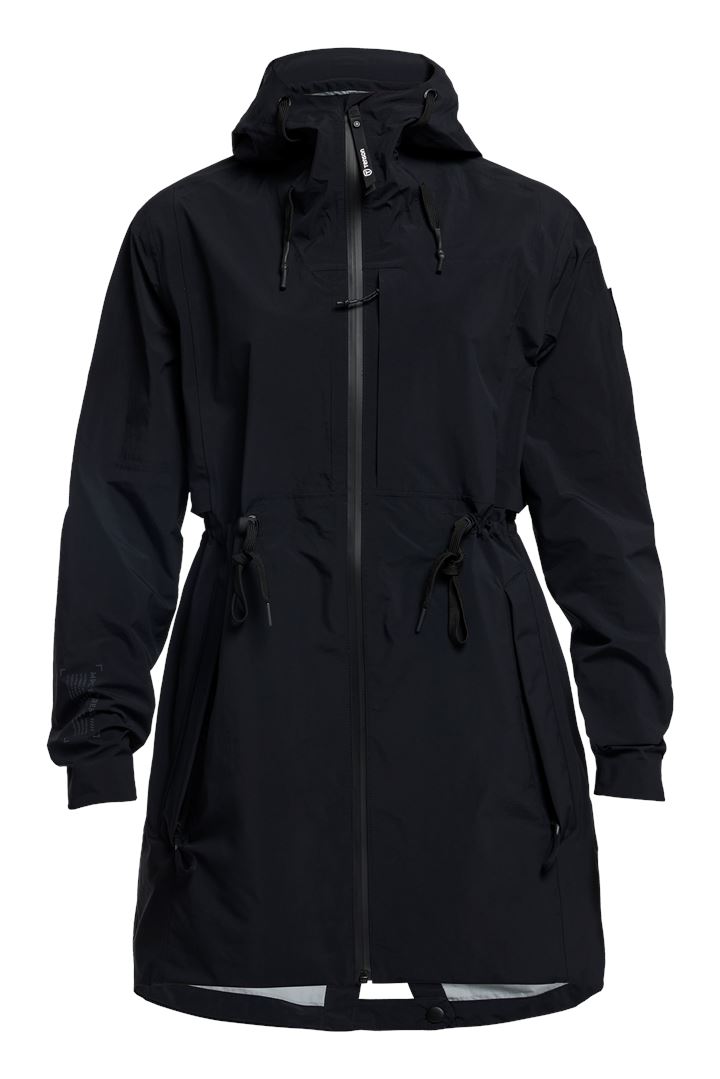 Carrick Shell Jacket - Stylish, Breathable Rain Coat for Women - Black