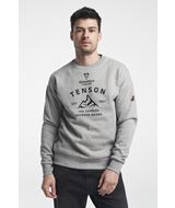 Himalaya Crew M - Men’s Sweatshirt with Elbow Patches - Grey