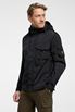 Jeffers Jacket - Windproof Jacket with Removable Hood - Black