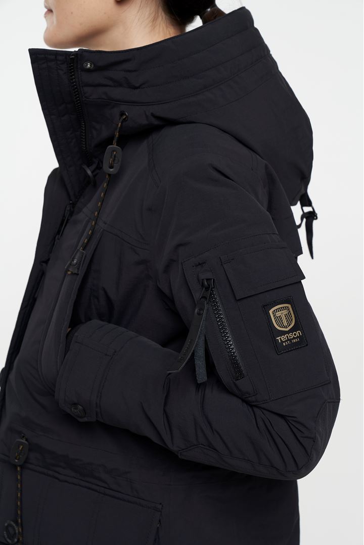 Himalaya Ltd Jkt W - Black - Winter Jacket with High Collar - Black