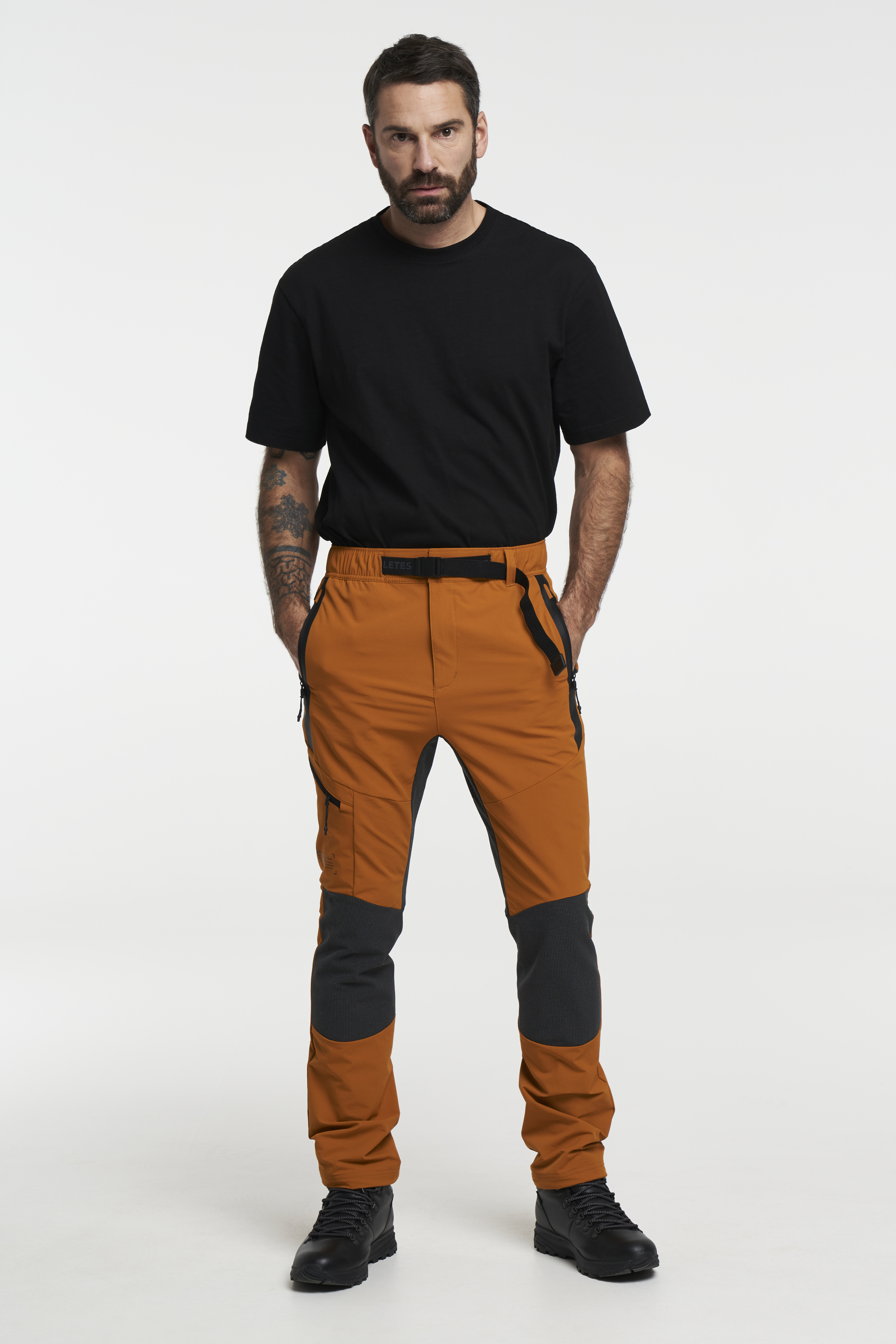 Terracotta linen essential Trousers