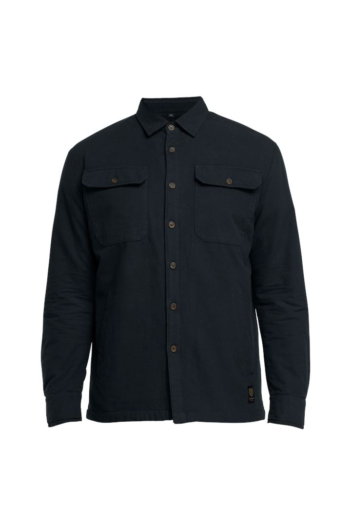 Cargo Shirt Jacket - Lined Overshirt - Khaki