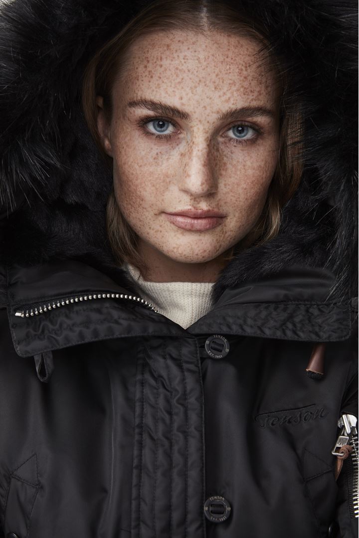 Himalaya Annivers. - Fur Collar Jacket - Black
