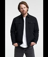 Cargo Shirt Jacket - Gefüttertes Überhemd - Black