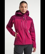 Himalaya Shell Jacket - Waterproof women's shell jacket - Dark Fuchsia
