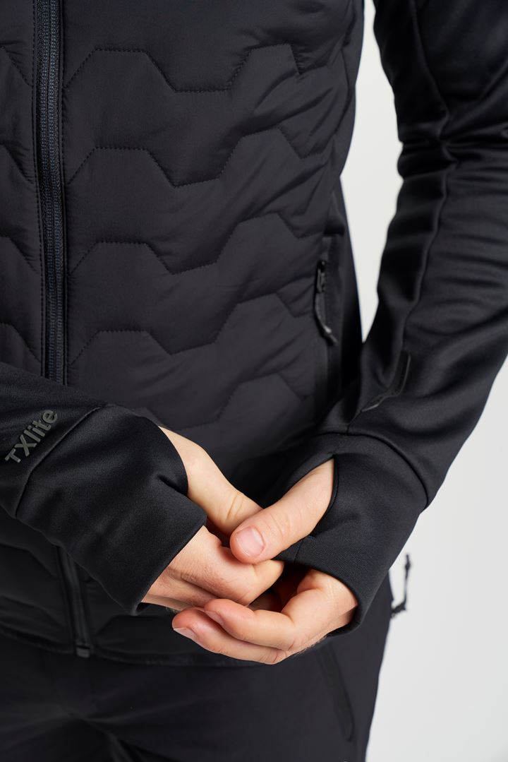 TXlite Hybrid Zip - Mid-Layer Jacket - Black
