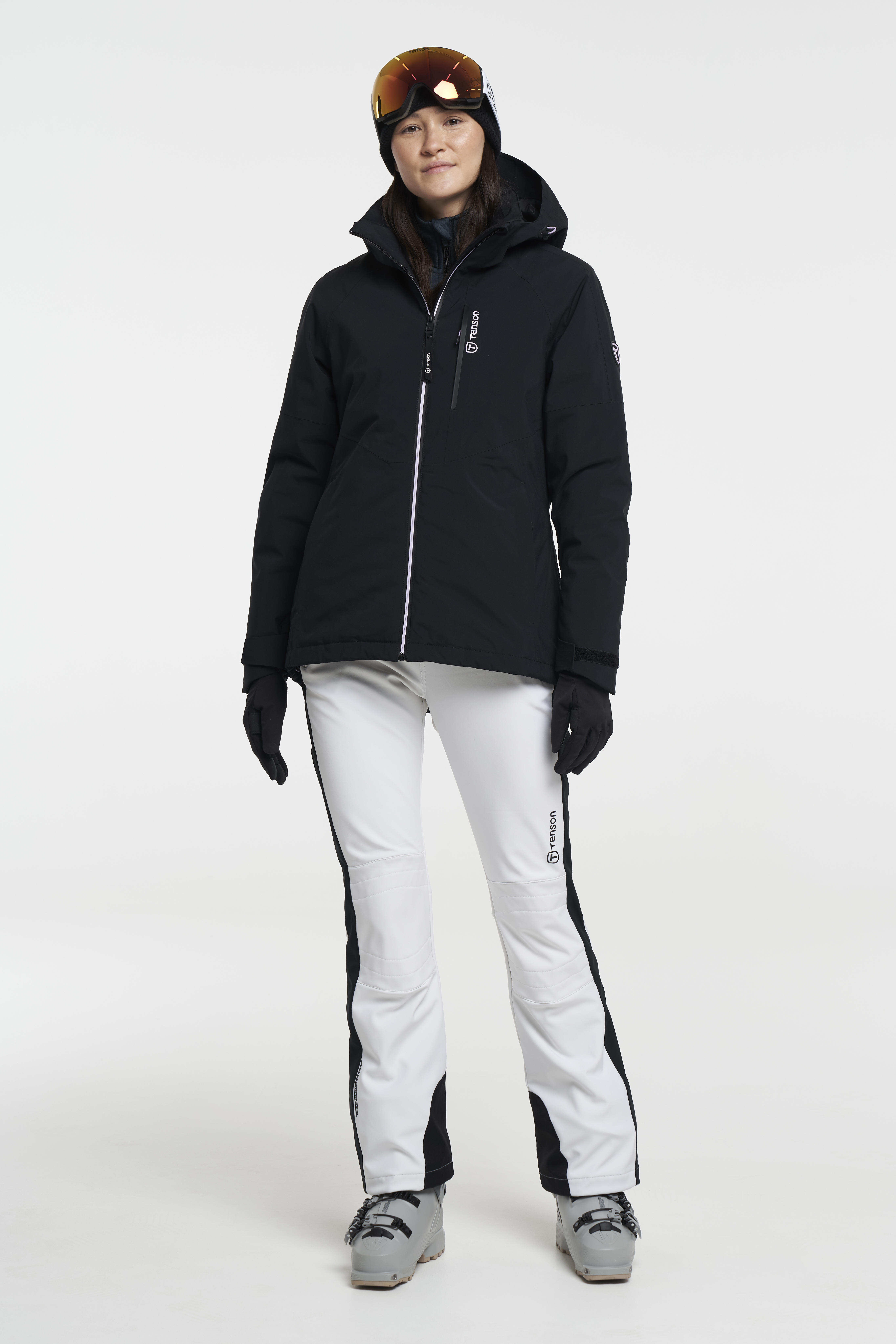 Womens black best sale ski jacket