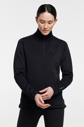 Naexi - Women's Mid-Layer with Zip - Black