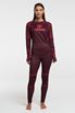 Core Baselayer Set - Women's Polyester Thermal Outfit - Leo Bordeaux