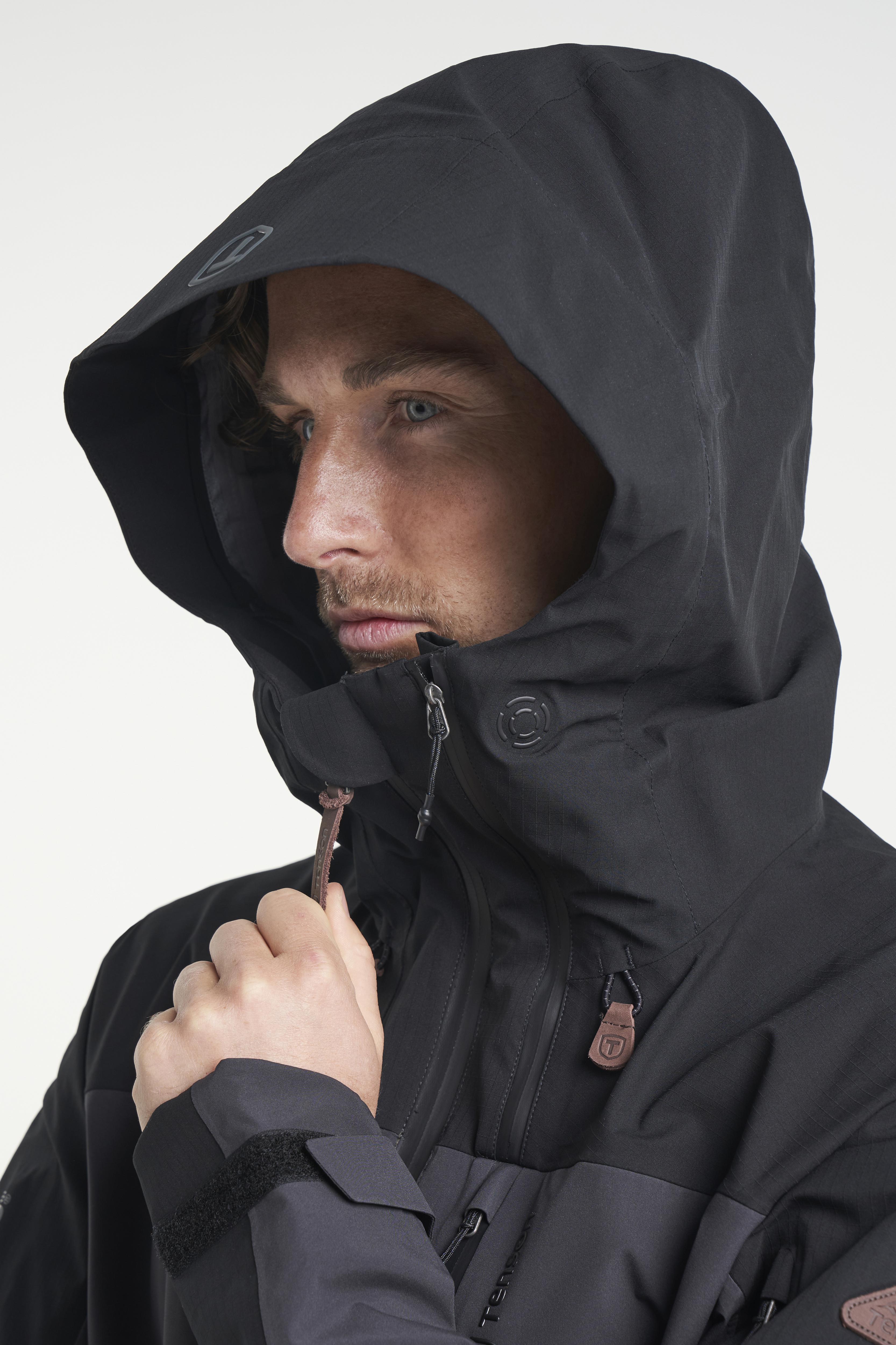 hikesteller parka shell jacket black