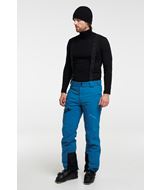 Core Ski Pants M - Ski Trousers with Removable Braces - Turquoise