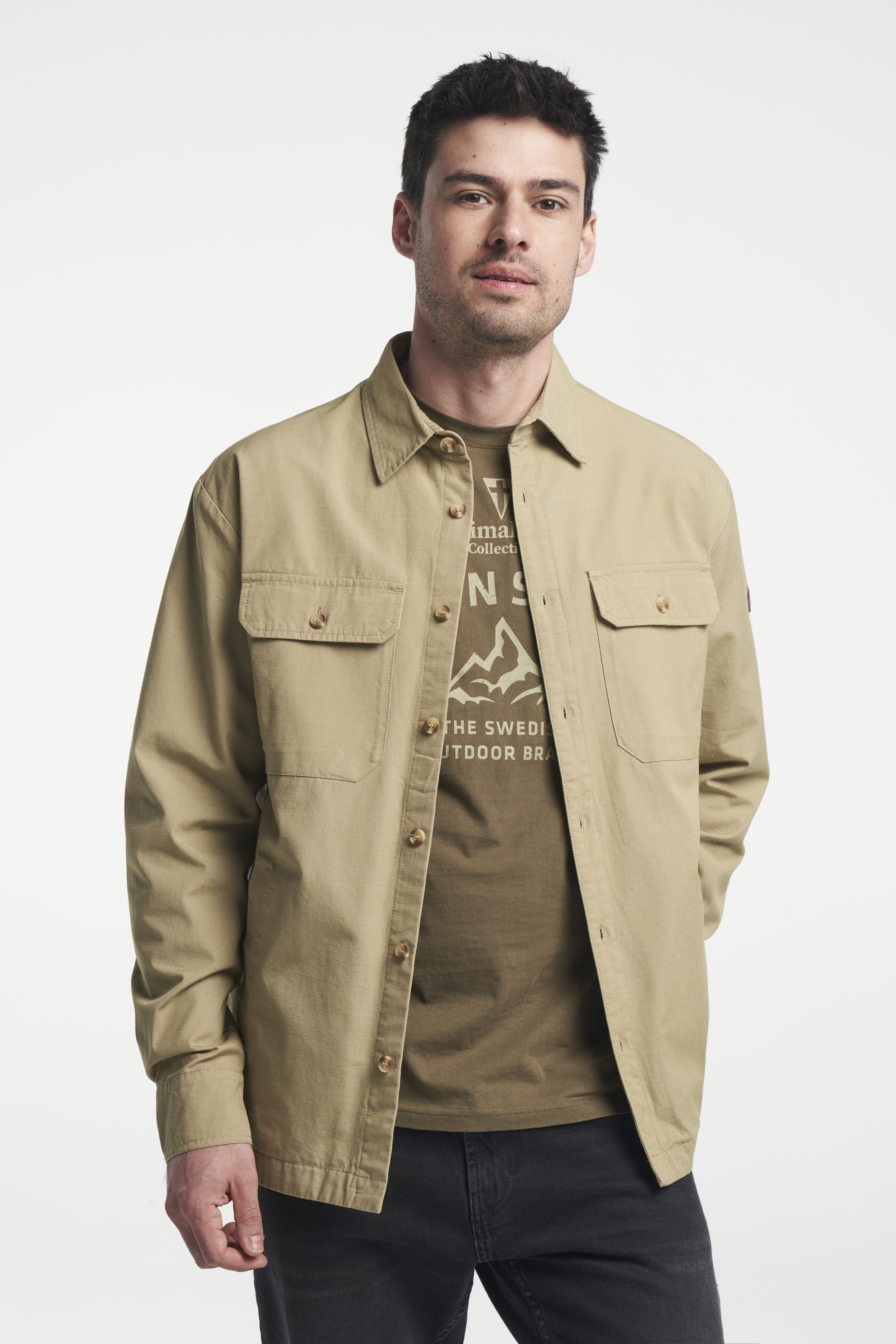 Himalaya Overshirt M - Olive Gray