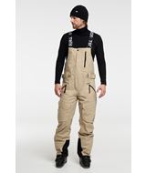 Sphere Bib Pants - Men's Ski Trousers with Braces - Light Brown