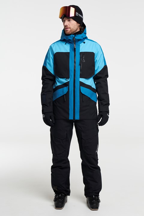 Sphere Ski Jacket - Ski Jacket with Snow Skirt - Turquoise
