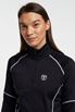 Baselayer Half Zip - Women's Thermal Shirt with Zip - Black