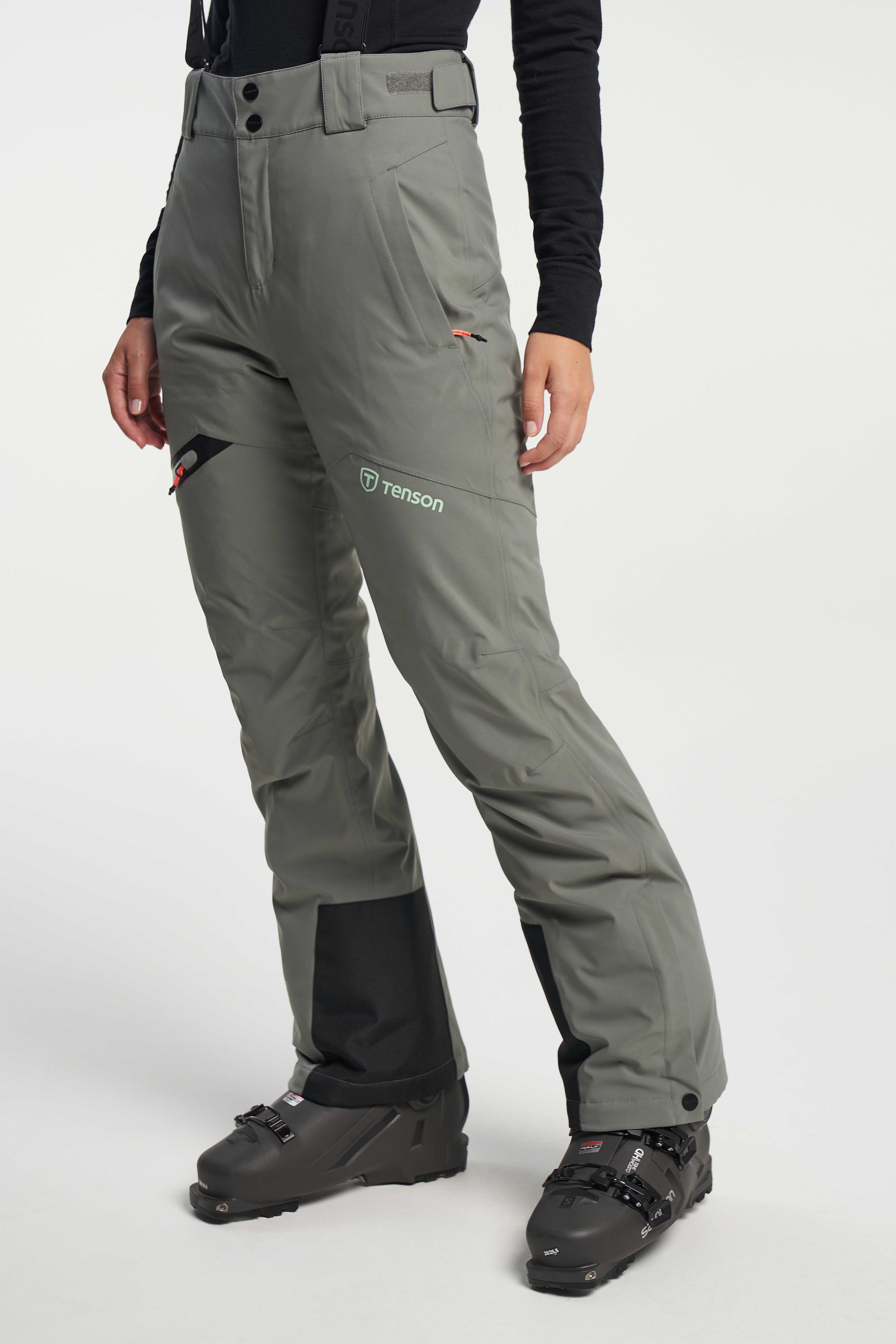 Ladies grey 2025 ski pants