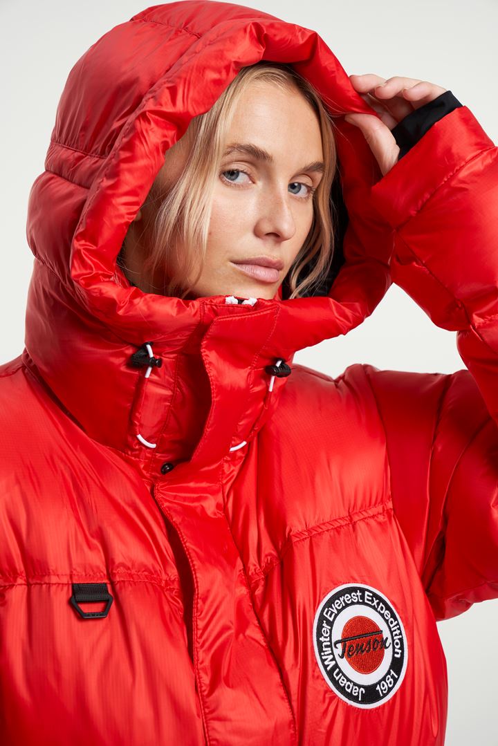 Naomi Expedition Jacket Unisex - Donsjas met capuchon - Unisex - Red