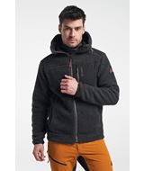 Himalaya Teddy Zip M - Teddy jacket with hood - Black