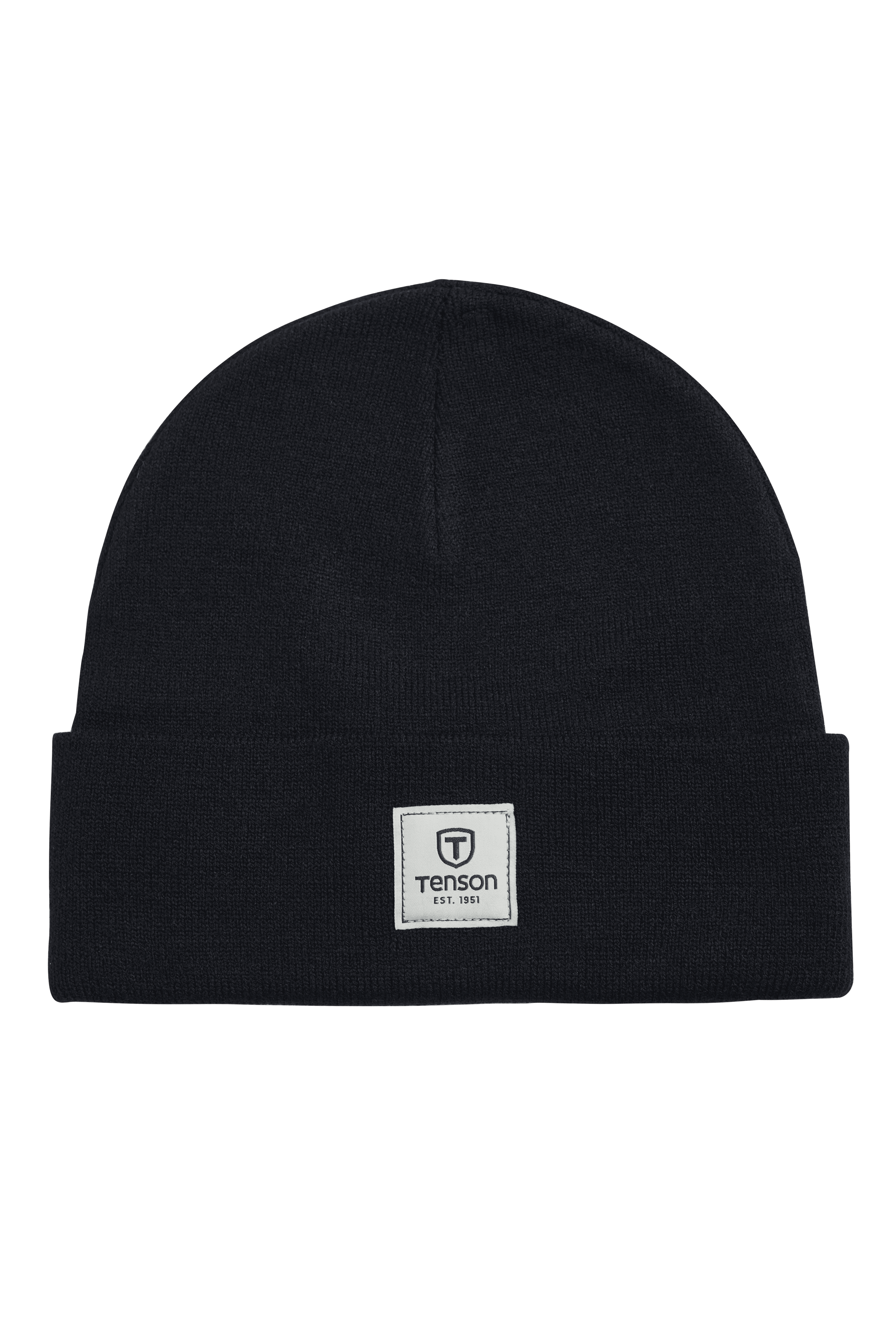 black snowboard beanie