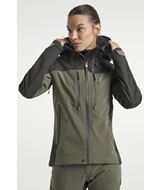 Himalaya Shell Jkt W - Waterproof women's shell jacket - Olive