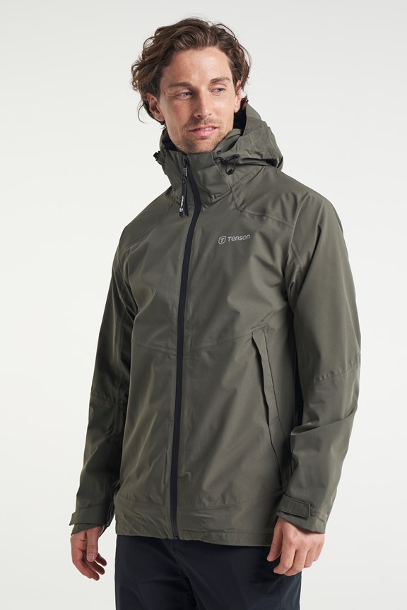 Tangnade Men's Casual Lightweight Raincoat