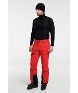 Core Ski Pants M - Ski Trousers with Removable Braces - Orange