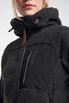 Himalaya Teddy Zip - Women’s Teddy Jacket with Hood - Black